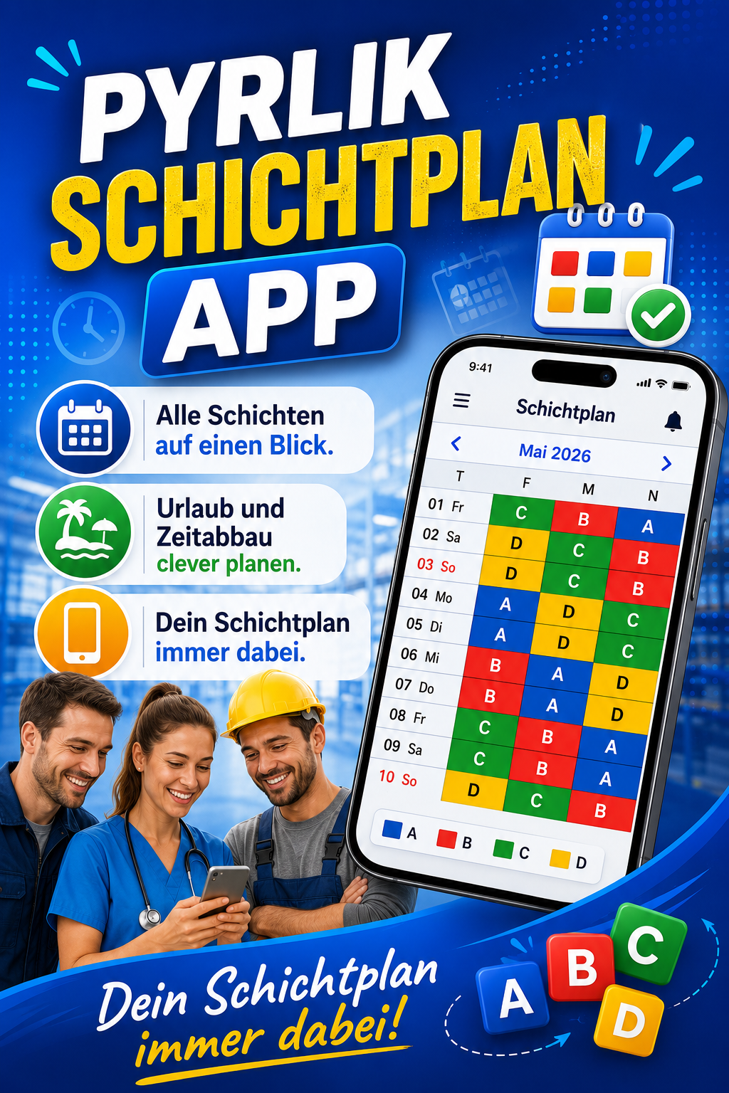 Pyrlik Schichtplan App
